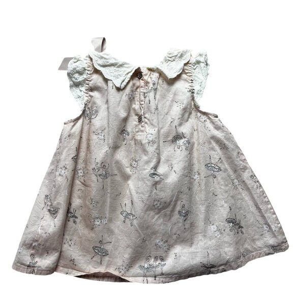Tahari Baby Ballerina Pink Blouse Size 24 Months - Picture 7 of 7